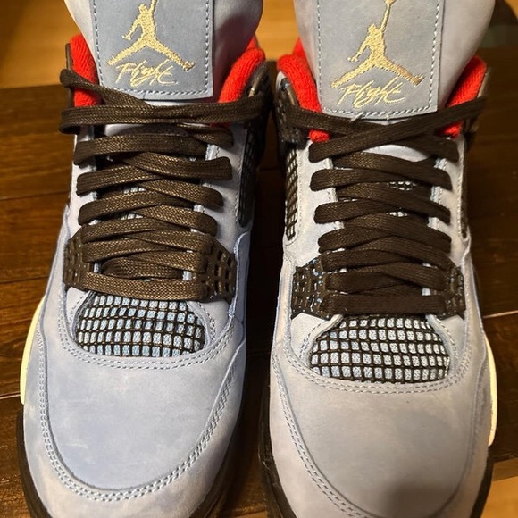 Air Jordan 4 Retro Travis Scott Cactus Jack Men’s SZ 9.5 100% Authentic!!